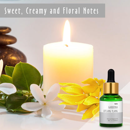 Gardenia & Ylang Ylang Fragrance Oil – MitFlor 30ml | Premium Essential Oil for Soap & Candle Making