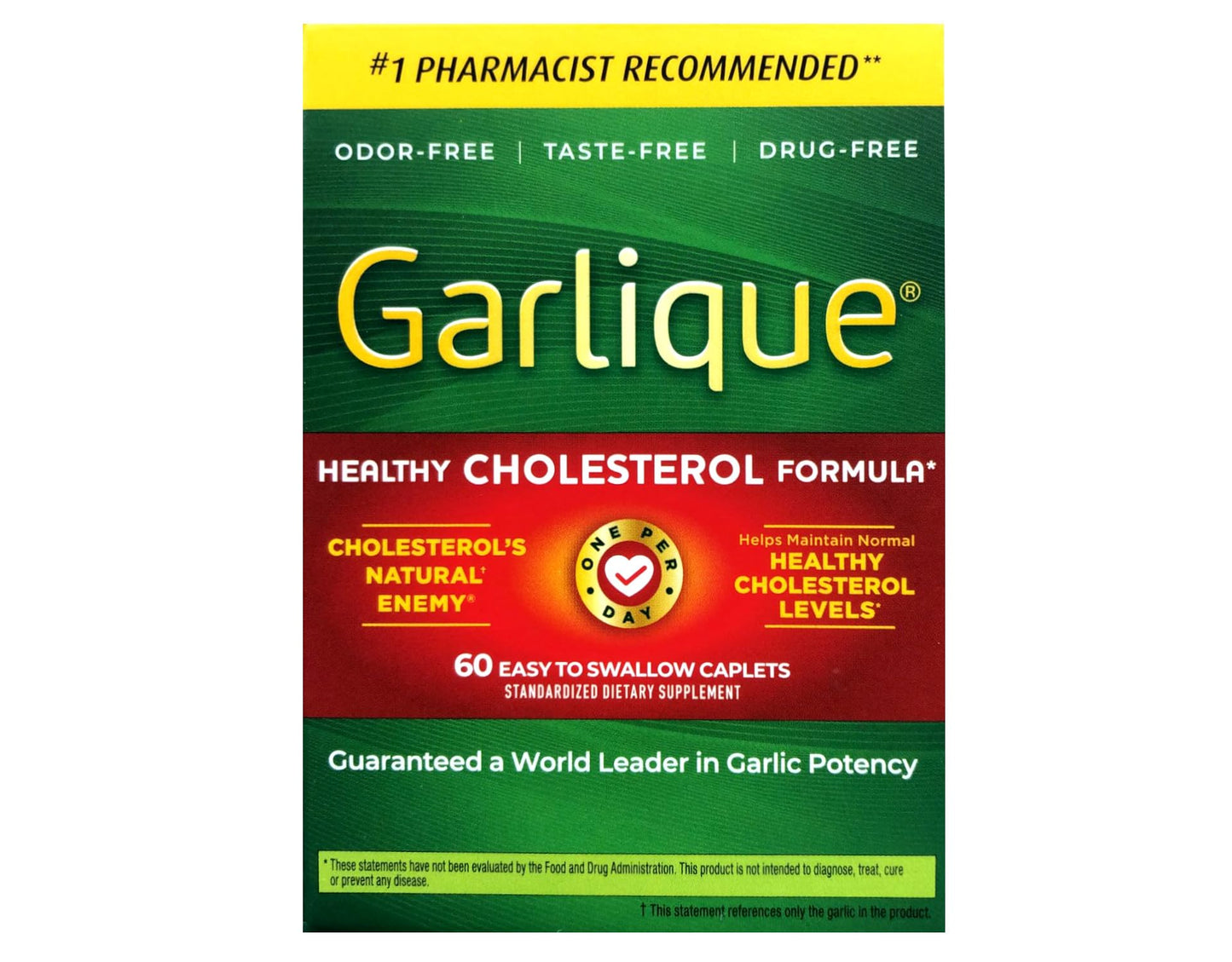 Garlique - 60 Tablets | Odor-Free Garlic for Cardiovascular Support