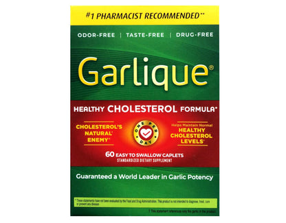 Garlique - 60 Tablets | Odor-Free Garlic for Cardiovascular Support