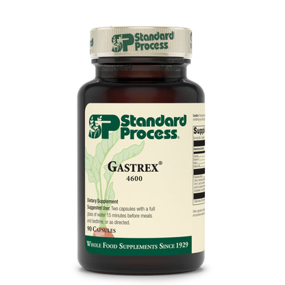 Gastrex by Standard Process - Digestion Support, GI Cleansing, 90 Capsules