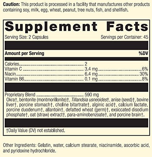 Gastrex by Standard Process - Digestion Support, GI Cleansing, 90 Capsules
