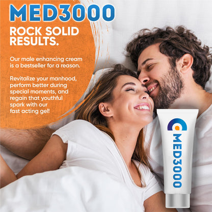 Gel Med3000 for Men - Powerful Testosterone Booster and Blood Flow Enhancer