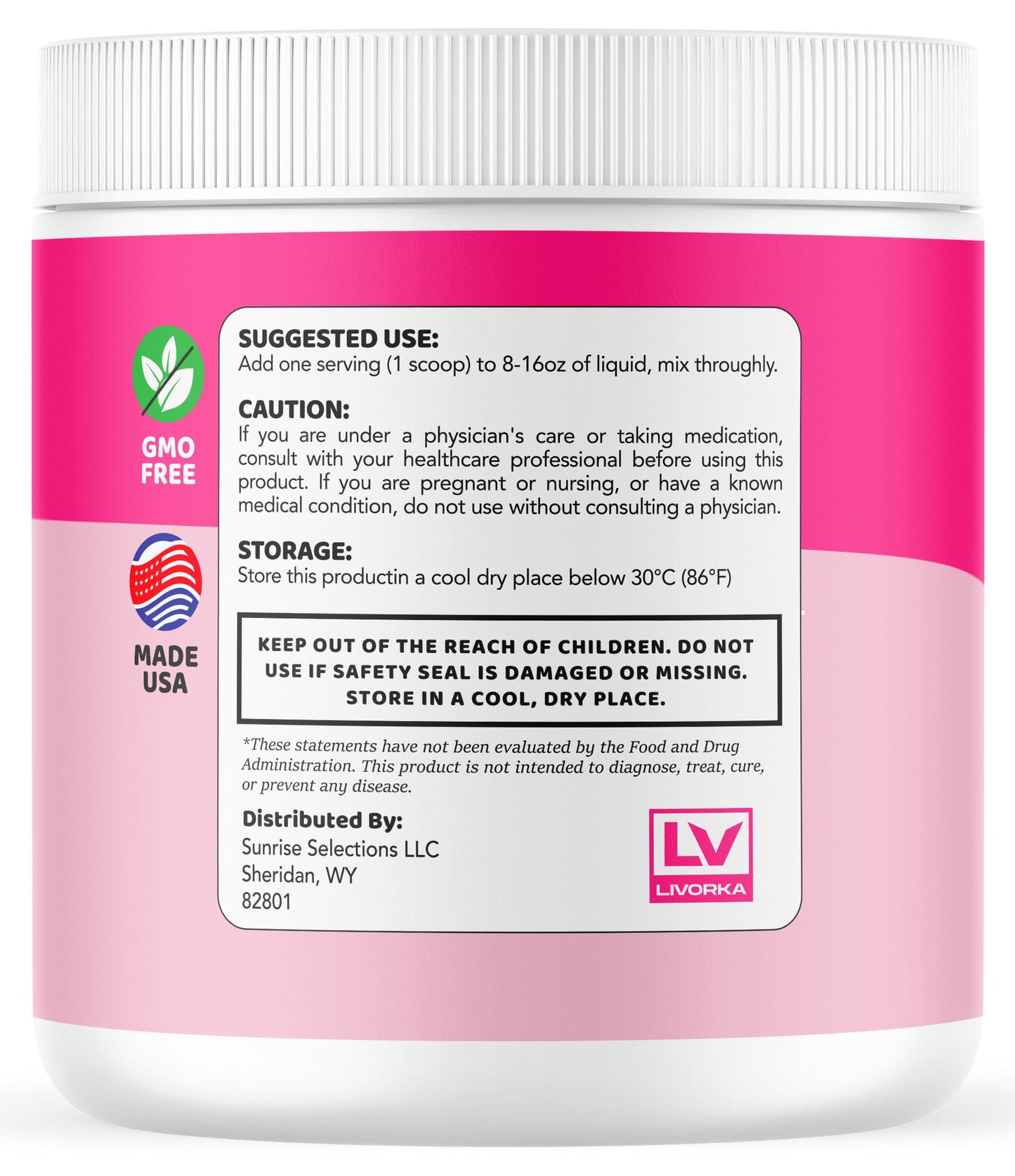 LIVORKA GelatinBurn Powder (2 Pack) – Premium Natural Wellness Formula, 120 Servings