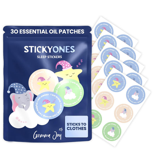 Gemma Joy StickyOnes Sleep Patches for Kids – Melatonin-Free (30 Pack)