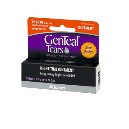GenTeal Tears Lubricant Eye Ointment – Night-Time Ointment, 0.12 fl oz (Pack of 3)