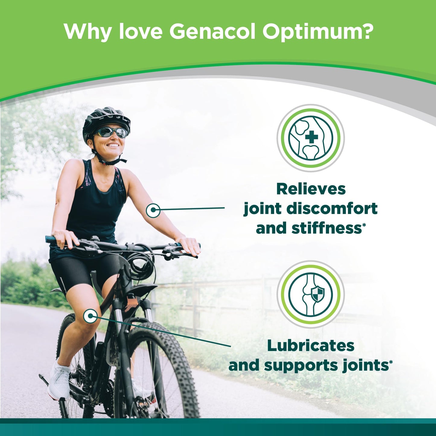 Genacol Optimum – Glucosamine, Chondroitin, MSM & AminoLock Collagen Tablets (90 Count)