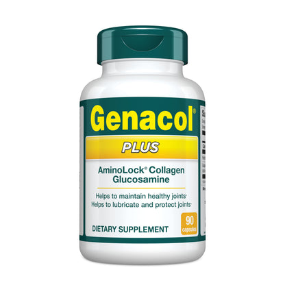Genacol Plus: Glucosamine & Ultra-Hydrolyzed Collagen for Joint Health - 90 Capsules