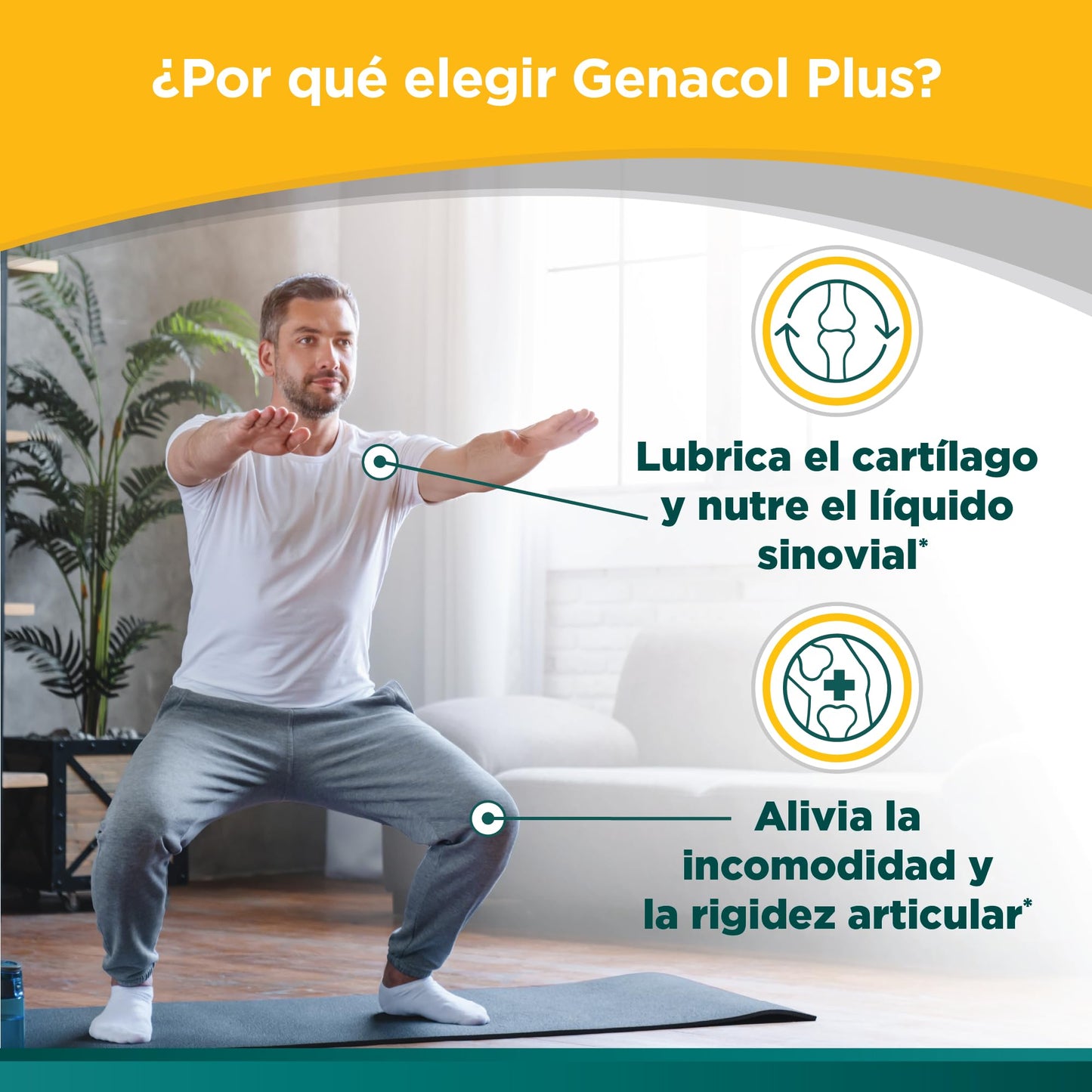 Genacol Plus: Glucosamine & Ultra-Hydrolyzed Collagen for Joint Health - 90 Capsules