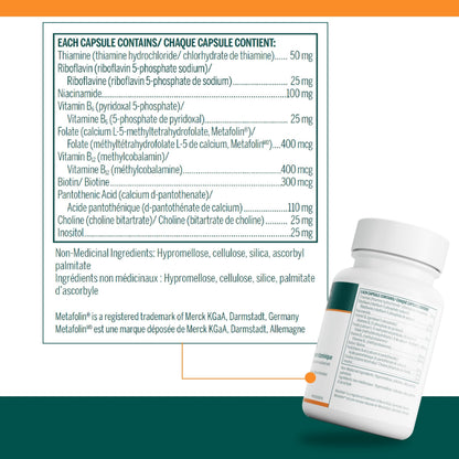 Genestra Brands Active B Complex | Complete B Vitamin Complex Supplement | 60 Capsules