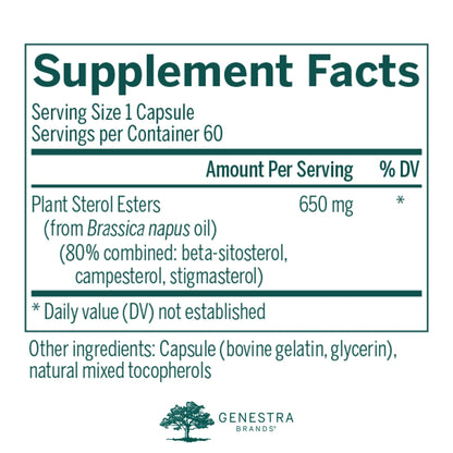Genestra Col-Sterol 60 Capsules – Supports Healthy Total & LDL Cholesterol