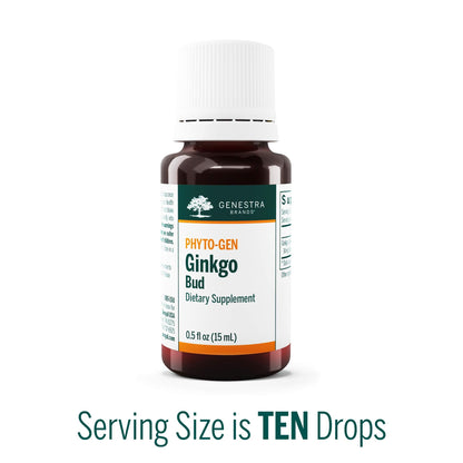 Genestra Brands Ginkgo Bud | Herbal Supplement 0.5 fl oz