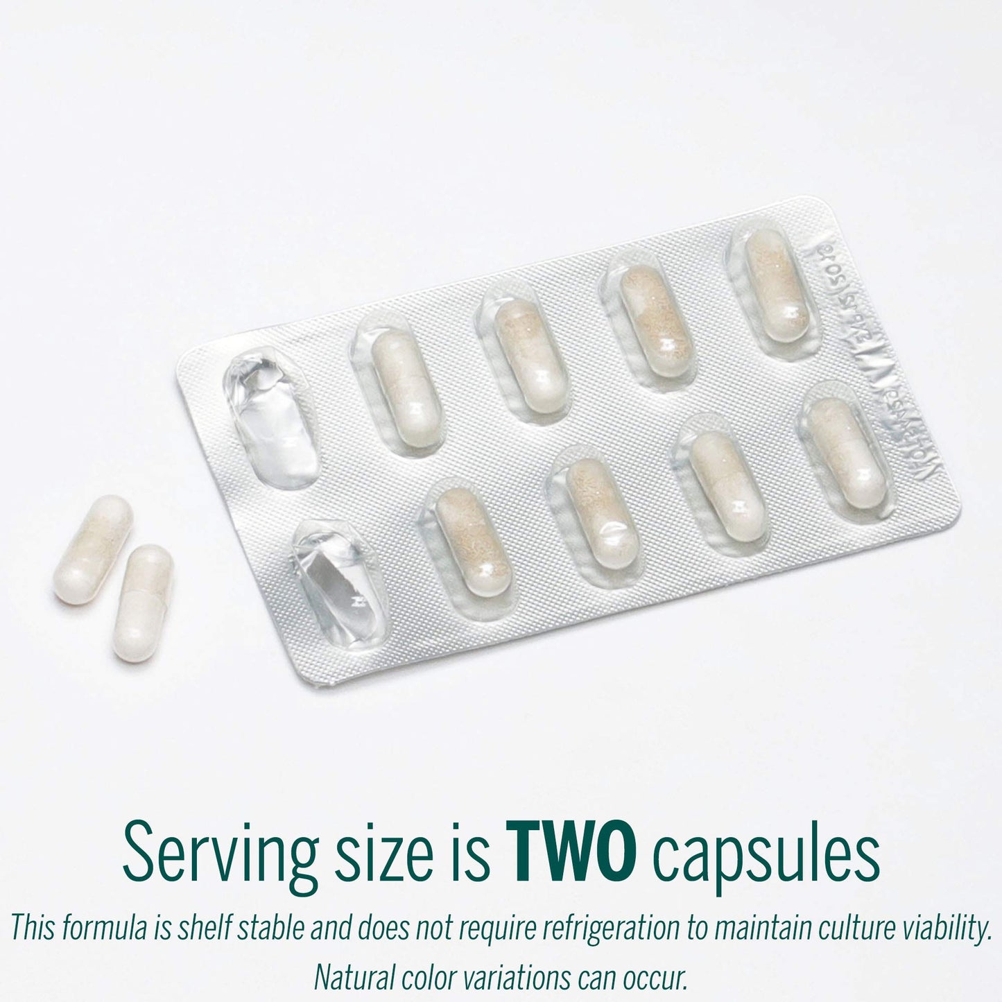 Genestra Brands HMF Travel - Shelf-Stable Probiotics for GI Health - 30 Capsules