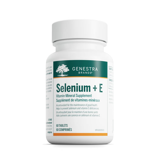 Genestra Selenium + E - Antioxidant Support | 60 Tablets