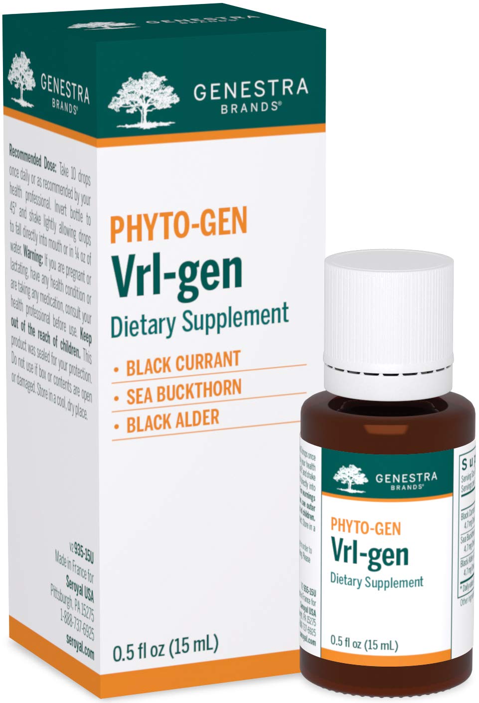 Genestra VRL-GEN | Black Currant, Sea Buckthorn & Black Alder 0.5 oz