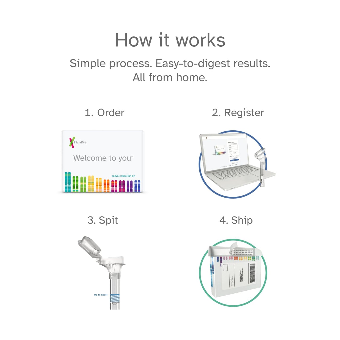 23andMe Health-Only Service – DNA Test with Personal Genetic Reports (Health Predispositions, Carrier Status & Wellness)
