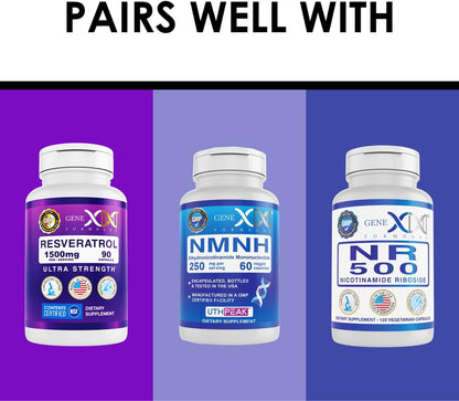 Genex Formulas TMG 1000mg – NSF Certified Liver Support (120 capsules) – Gluten Free & Non-GMO