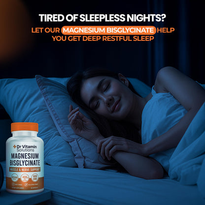 Magnesium Bisglycinate 400mg | Albion Chelated Magnesium Glycinate | DR Vitamin Solutions