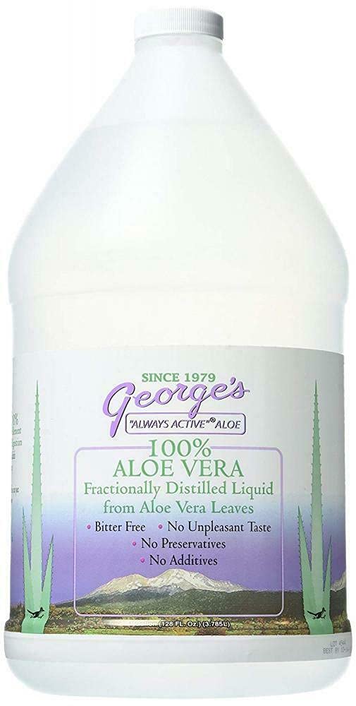 George's Always Active Aloe Vera - 128 fl oz | Distilled Aloe Vera Juice