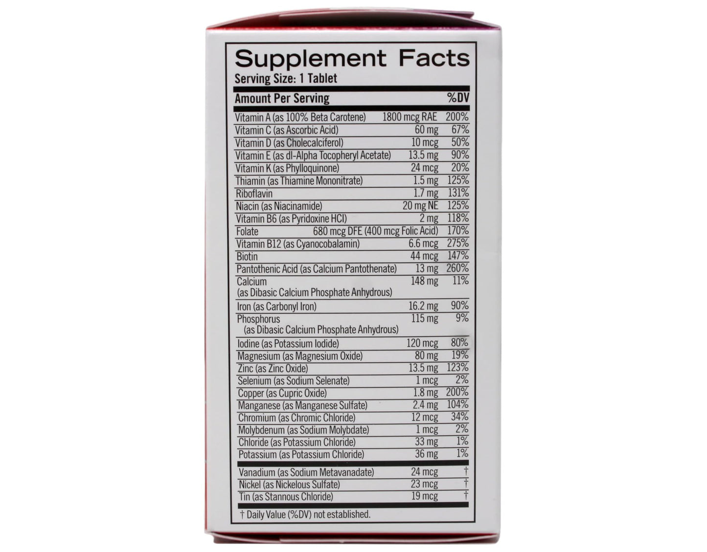 Geritol Complete Tablets 100 Count – Multivitamin with 26 Vitamins & Minerals