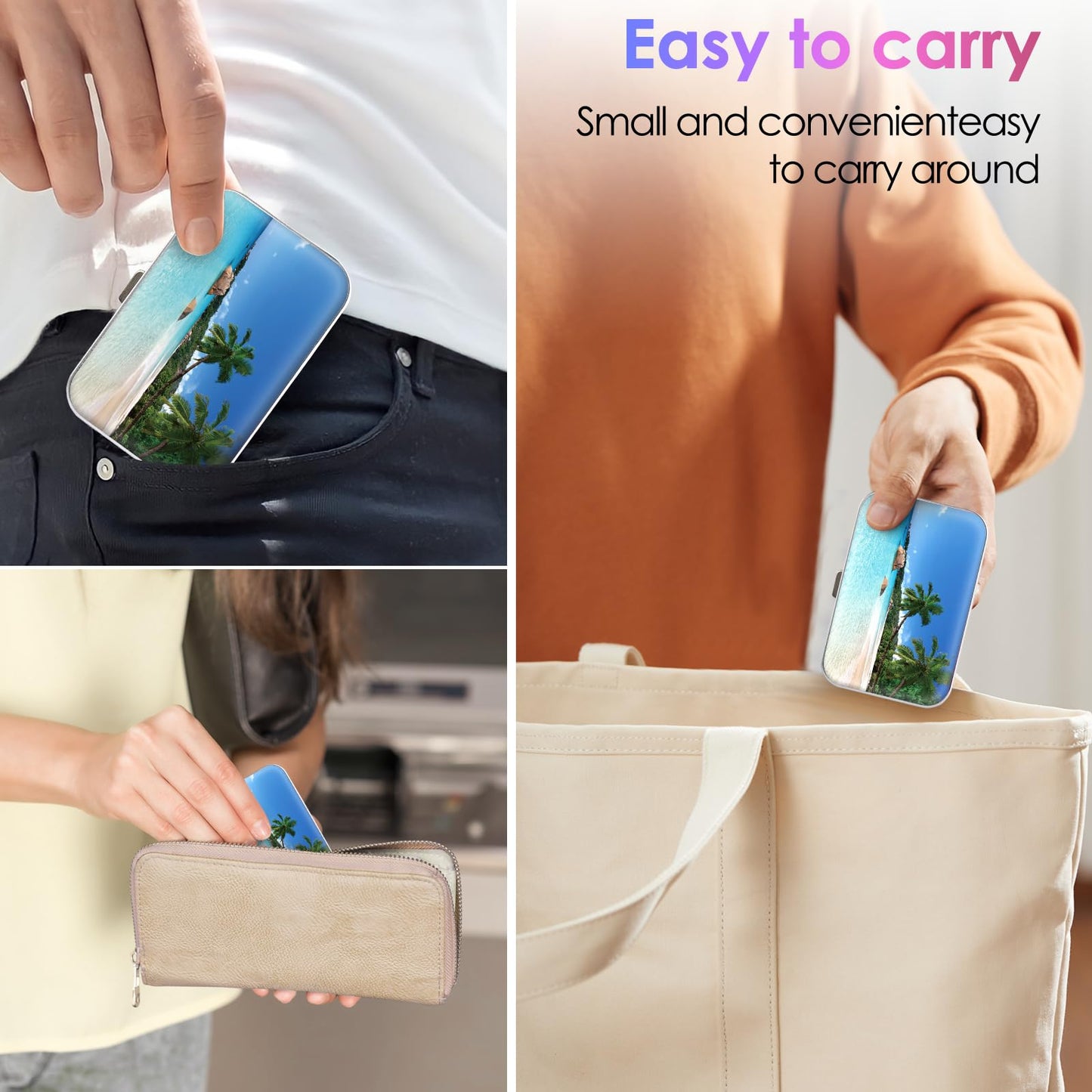 Gerkia Dental Floss Portable Case – Travel Dispenser for Floss Picks