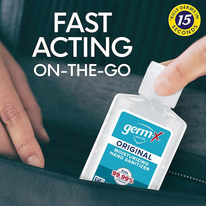 Germ-X Original Hand Sanitizer 2oz – Vitamin E Moisturizing Gel, Pack of 48