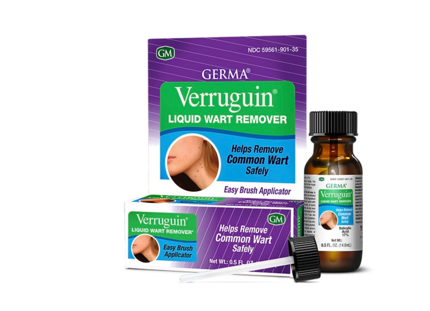 Germa Verruguin Liquid Wart Remover 17% Salicylic Acid | 14.8 mL