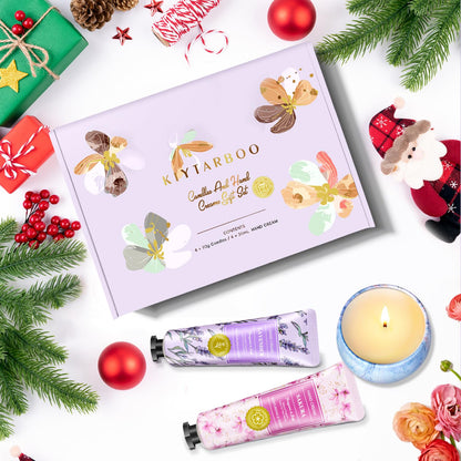 Gift Baskets for Women: Candles & Hand Cream Set – Gifts for Mom, Nurse & Teacher