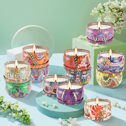 36 Pack Scented Candles Set – Natural Soy Wax, Aromatherapy Gift