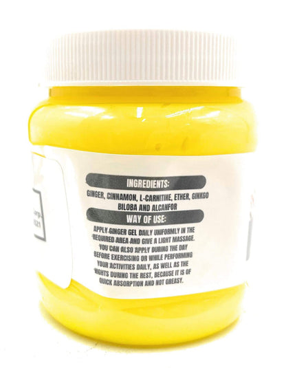 Ginger & Bamitol Slimming Body Gel – Natural Fat Reducer, 8.45 fl oz