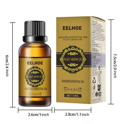 5PCS Ginger Essential Oil for Skin Care (10ml) | Ginger Oil Massage