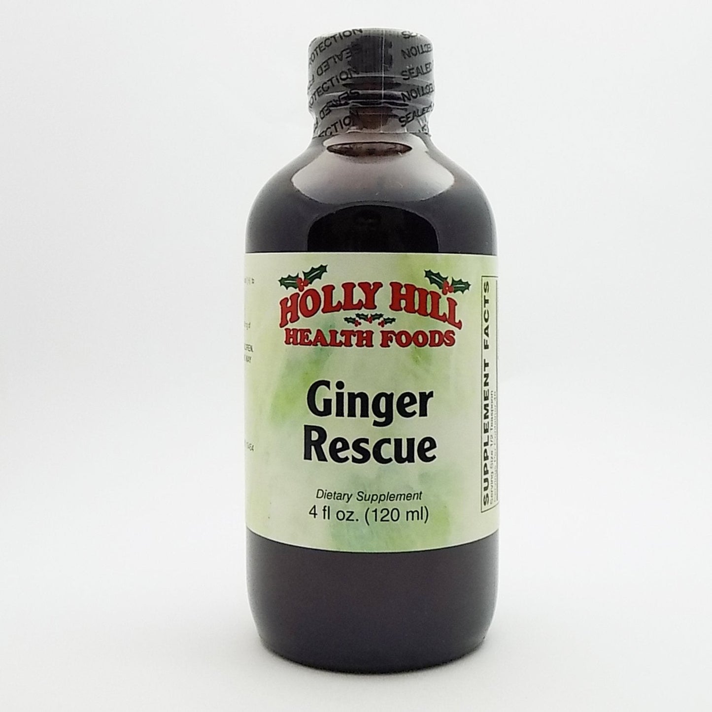 Holly Hill Health Foods Ginger Rescue Syrup 4 Ounces