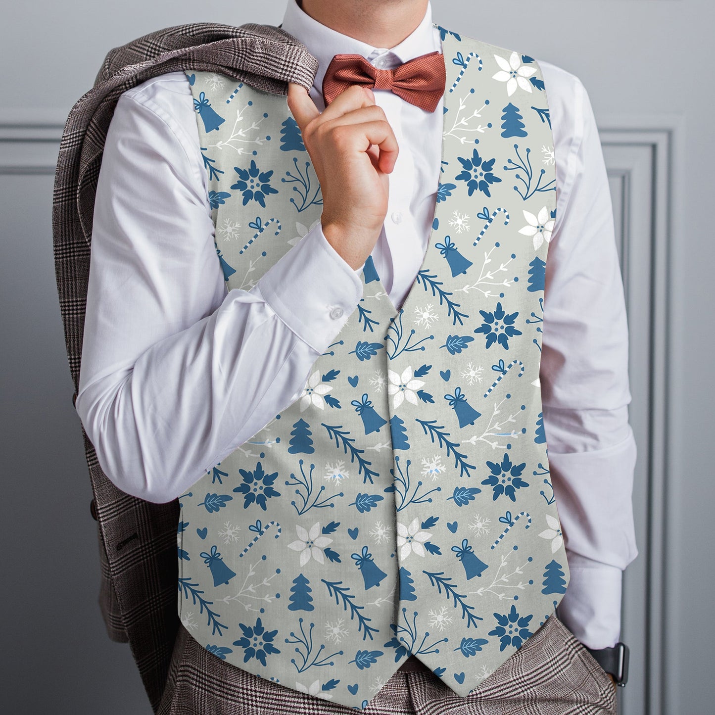 Gingle Bells Xmas Jumper - Novelty Costume Fancy Dress Waistcoat ( 4 sizes available )
