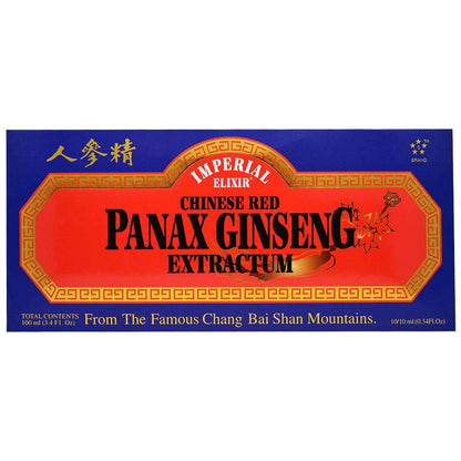 Chinese Red Panax Ginseng Extractum – Imperial Elixir, 10 Vials