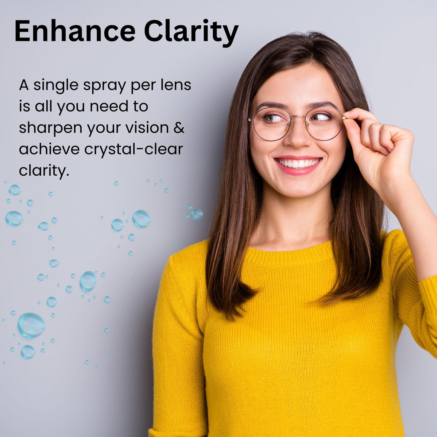 Glare Guard Clear View Lens Cleaner - Anti-Streak & Anti-Static 4oz
