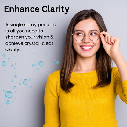 Glare Guard Clear View Lens Cleaner - Anti-Streak & Anti-Static 4oz