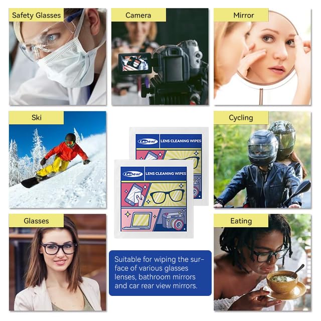 Glasses Cleaner Wipes (300 PCS) – Lens & Screen Wipes for Eyeglasses