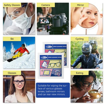 Glasses Cleaner Wipes (300 PCS) – Lens & Screen Wipes for Eyeglasses