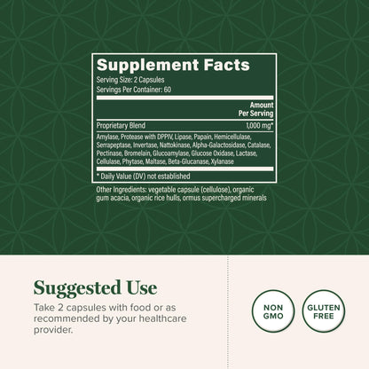 Global Healing Center Ultimate Enzymes – Systemic & Digestive Enzymes for Digestive Health & Immune Support