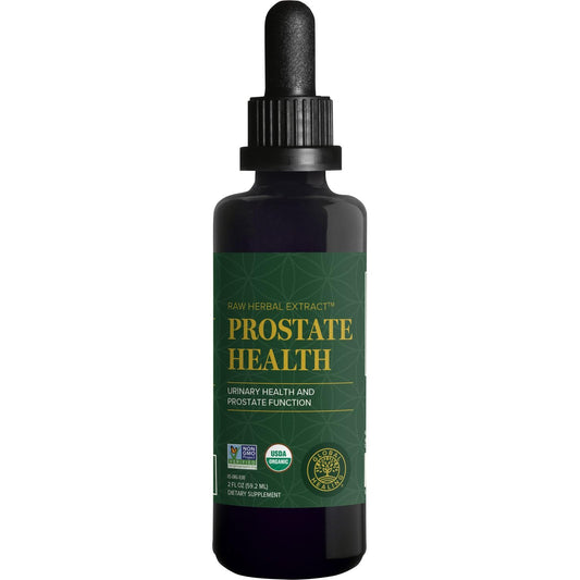 Global Healing Organic Prostate Health – Men's Health Supplement | Prostate Support & Urinary Comfort – 2 Fl Oz