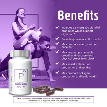 Global Purple Caps Xtreme by Rotkin Wellness - 60 Capsules | Vitamins & Minerals