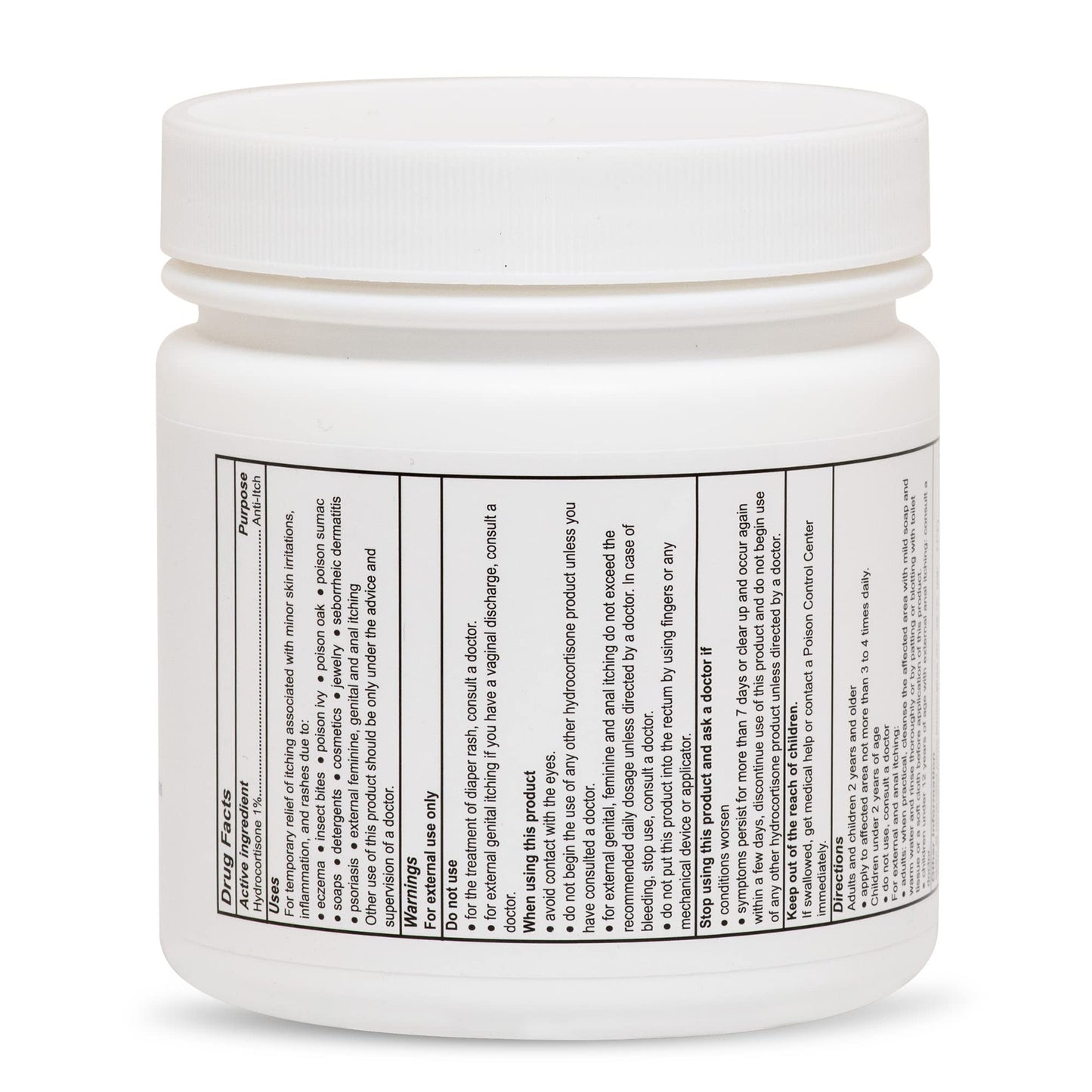 Globe Hydrocortisone 1% Cream with Aloe – 16 oz Maximum Strength Anti-Itch