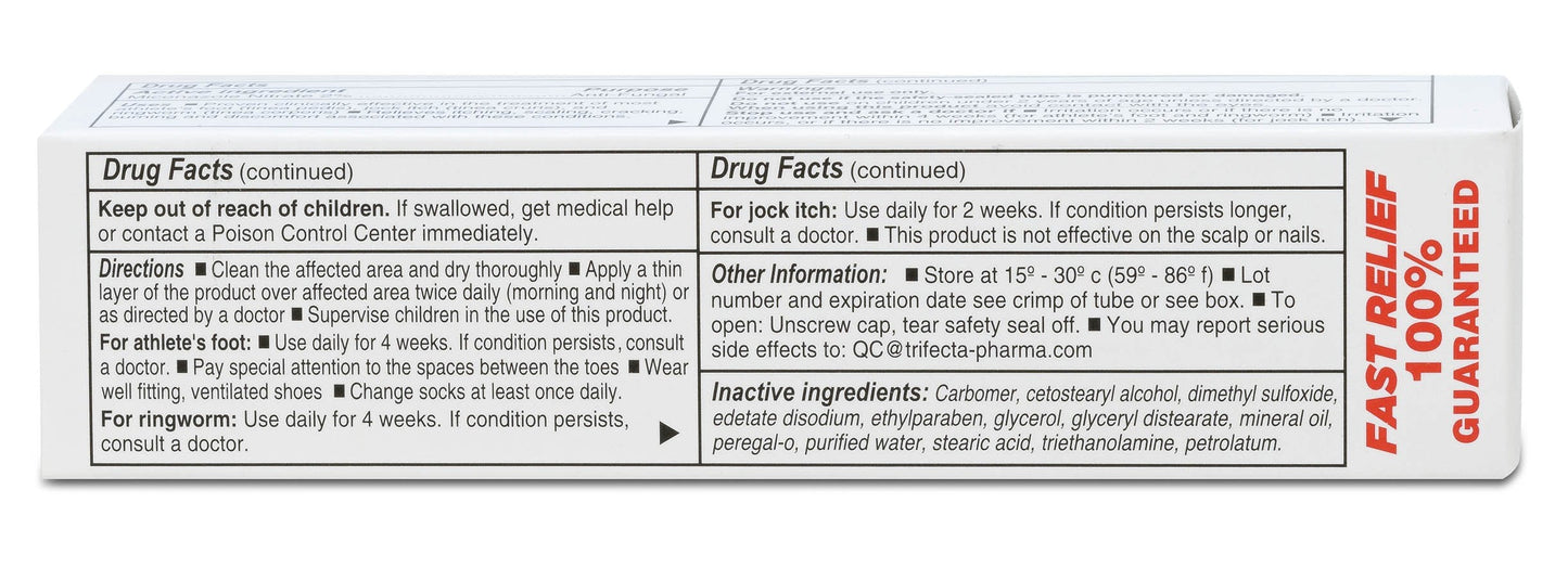 Globe Miconazole 2% Antifungal Cream (6 Pack) – For Athlete’s Foot, Jock Itch & Ringworm