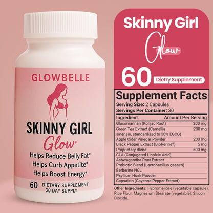 GLP-1 Appetite Suppressant for Women & Men - 3rd Party Verified Formula | Weight Loss Support | BioPerine®, Berberine, Akkermansia | Craving Control | 60 Veggie Capsules