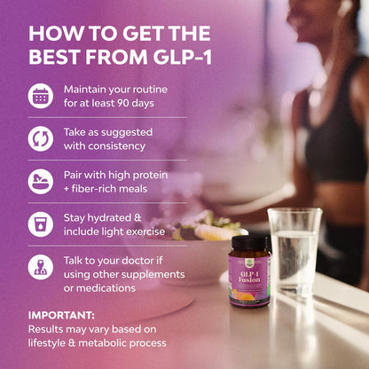 GLP-1 Berberine Supplement - One a Day Healthy Gut Berberine Complex with Panax Ginseng Turmeric Curcumin & Cayenne Pepper for Metabolic Balance - Gluten Free Vegan and Non-GMO (2 Month Supply)