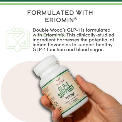 GLP-1 Supplement with Eriomin by Double Wood – 70% Eriocitrin, 5% Hesperidin