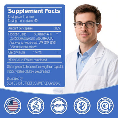 GLP-1 Supplement for Women & Men | Hunger & Metabolism Support – USA Made (60 Capsules)