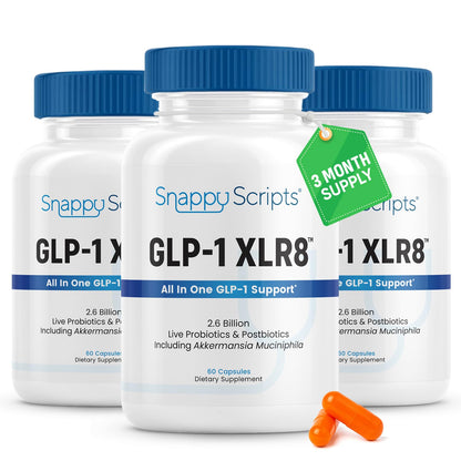 GLP-1 XLR8 Supplement – Weight Loss & Gut Health (180 Capsules)