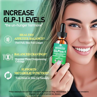 GLP-1 Liquid Drops — 6x Stronger Than Capsules | 9-in-1 GLP-1 Support