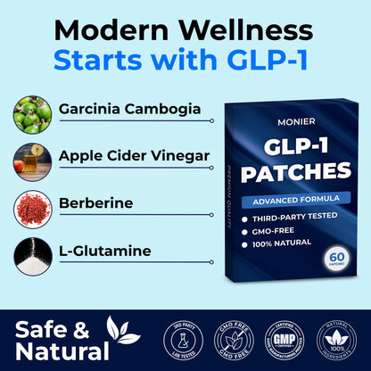 GLP-1 Patches for Women & Men – 60 Days Supply | Berberine & More
