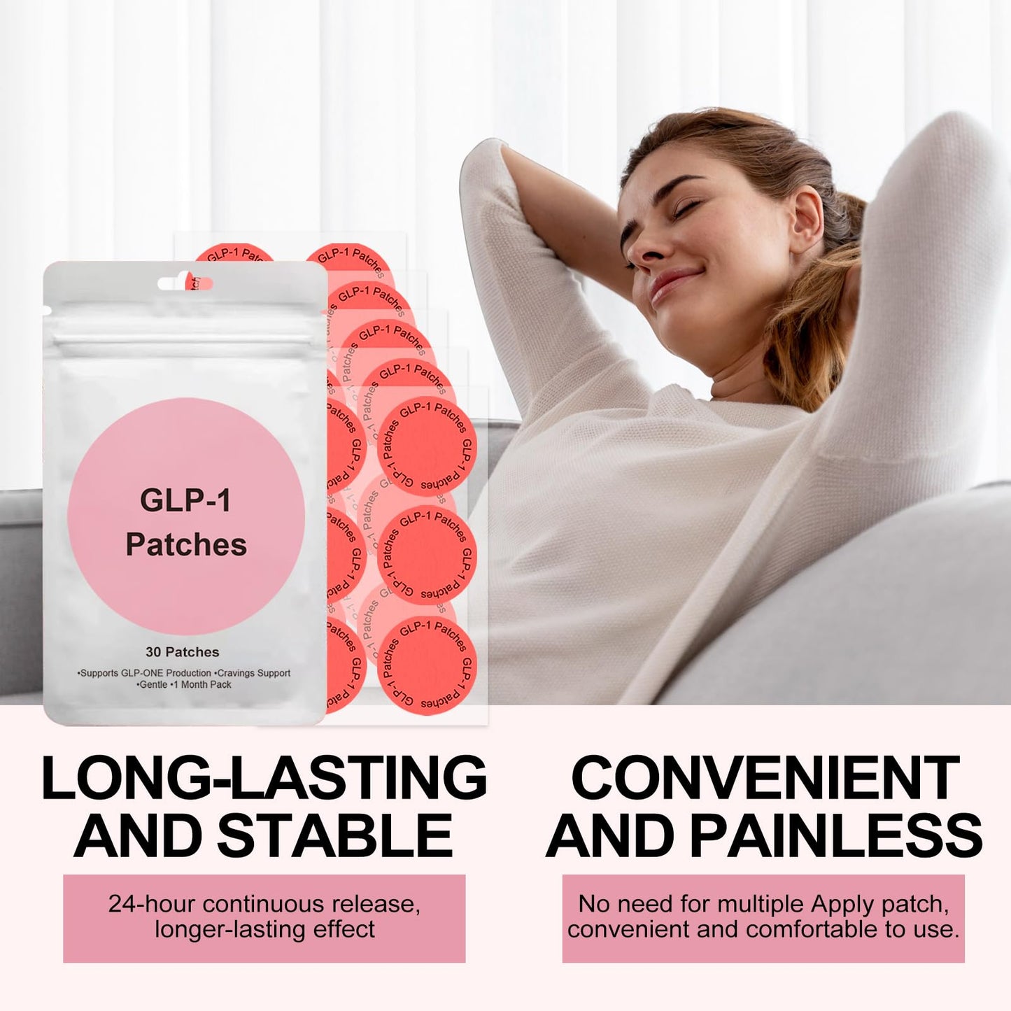 GLP-1 Patches for Men & Women – 30 Count Body Care